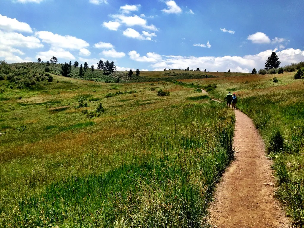 Hiking trail Horsetooth Reservoir Fort Collins Colorado