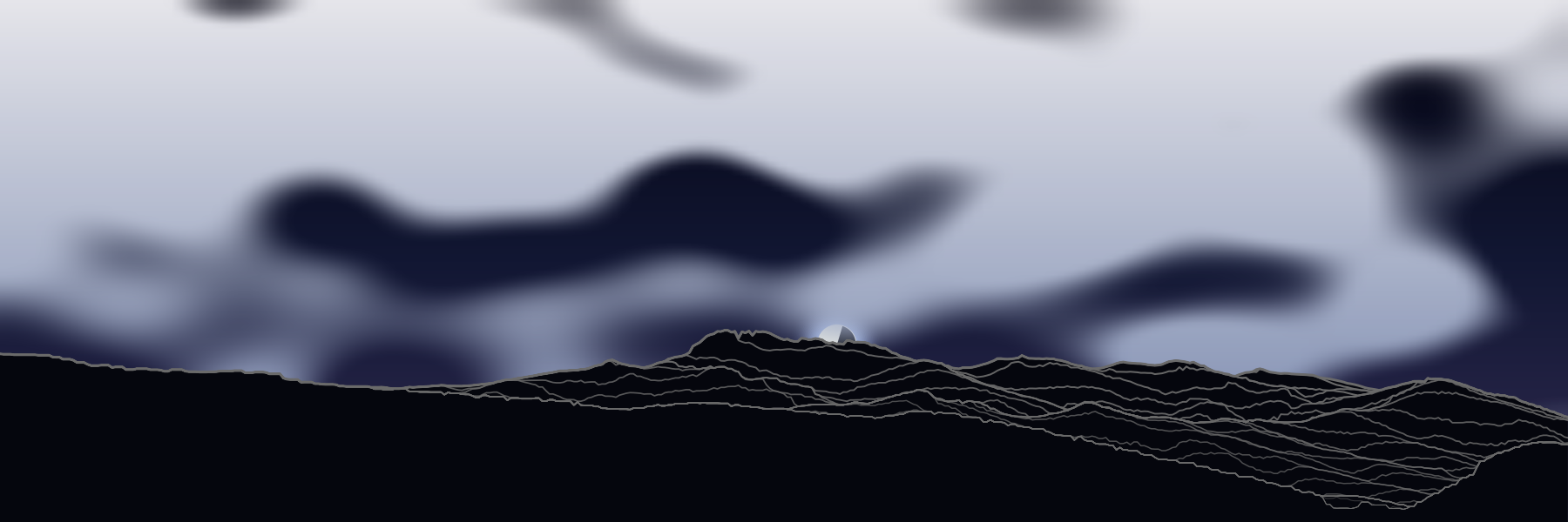 Moonset behind Horsetooth