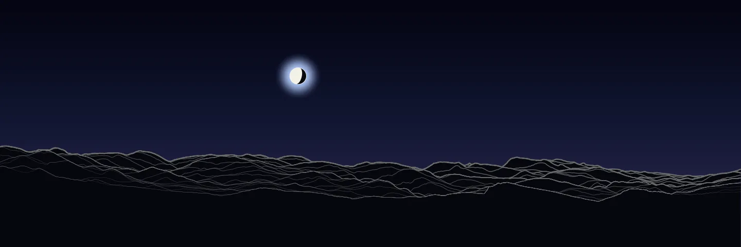 Moonset from Sunset Lounge